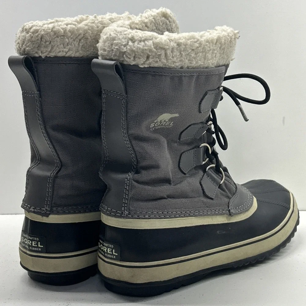 Sorel Men's Size 10 NL1495 Winter Carnival Waterproof Snow Boots Fur Lined